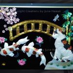 088-DOUBLE-KOIS-CAT-BAMBOO-CHERRY-BLOSSOM-BRIDGE