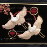 060-DOUBLE-TSURU-CIRCLE-CHERRY-BLOSSOM-FAMILY-CRESTS