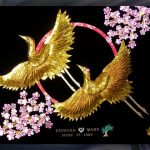 Double_Gold_Tsuru_N_Cherry_Blossoms